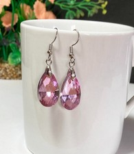 Orecchini sfaccettati in vetro