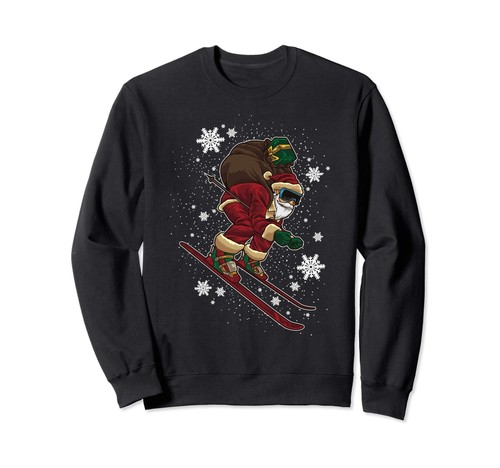 Babbo natale sci regalo - babbo,