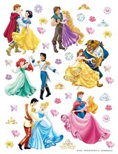 Principesse Disney Muro Adesivi 65x85cm Mobili Set Decalcomanie Bambina Camera