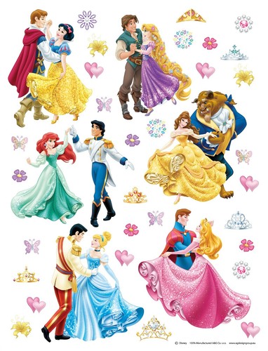 Disney princess wall stickers - disney,
