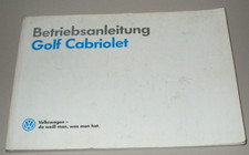 Betriebsanleitung VW Golf I