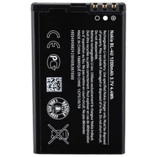 Nokia Batteria Litio Originale Bl-4u New Edition 3.7v 1200 Mah Per Nokia 206 301