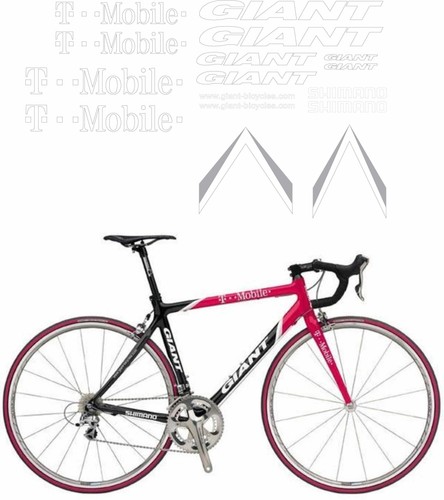 Adesivi telaio giant tcr - telaio,