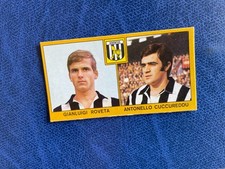 PANINI CALCIATORI 1969/70 JUVENTUS ROVETA CUCCUREDDU