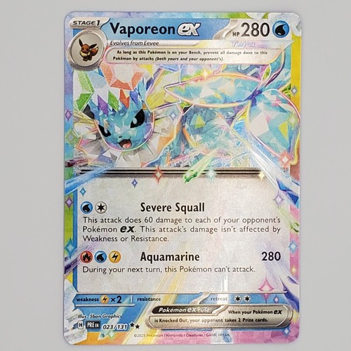 Pokemon vaporeon 023 - ex, 023/131