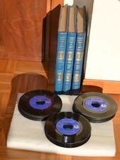 L'UOMO E LO SPAZIO 3 volumi 42 dischi Fratelli Fabbri 1965 prima edizione