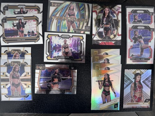 Lotto carte wwe cora jade - carte,