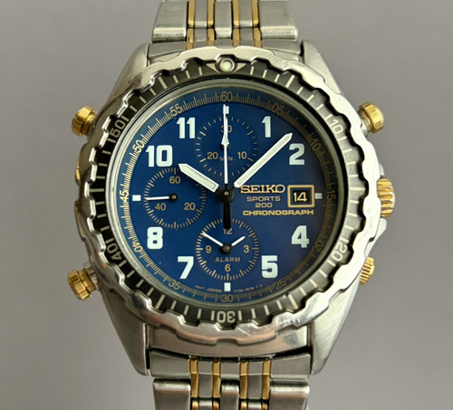 Seiko cronografo 7t32 7020 - cronografo, 7t32-7020