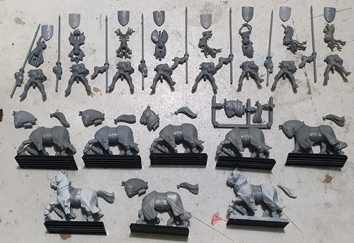 Warhammer cavaliere bretone - cavaliere,