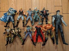 Set Figurine Pugno della Stella Polare Kaiyodo XEBEC 199X 11 pezzi