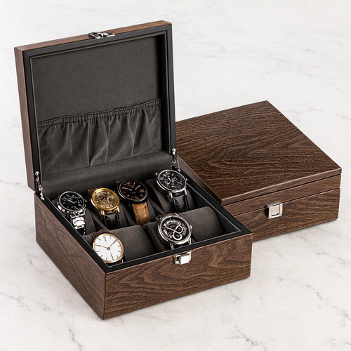 Scatola porta orologi - legno, 8