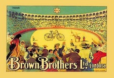 Brown Brothers Bicycles J Muntanya Poster Print