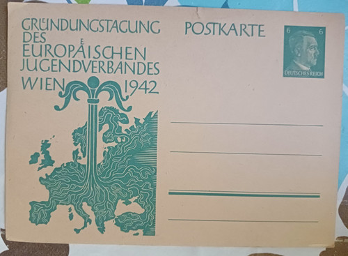 Entier postal hitler wien 1942 - entier,