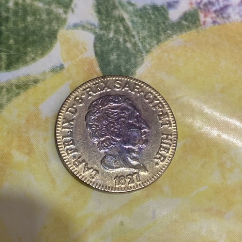 Moneta lire 1827 carlo - 1827,