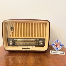 RADIO VINTAGE TELEFUNKEN D668WK TROP 1957 D’EPOCA A VALVOLE DESIGN GEOMETRICO