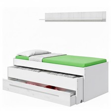 Letto singolo con letto