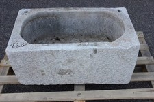 VASCA IN PIETRA granito 83X54  H33 N. 12 G  da giardino lavandino fioriera