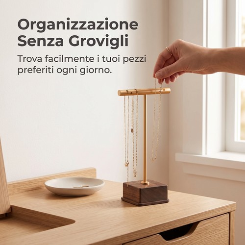 Stand gioielli legno - gioielli,