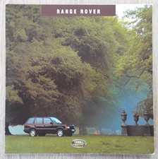 Brochure listino prezzi e opzioni Range Rover 1994 2.5 4.0 4.6 DT SE DSE HSE