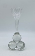 RARO vaso in vetro inciso