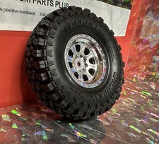 AXIAL SCX10 Crawler Scaler 1982 Chevy Ruota Pneumatico Cromato 12mm HEX 1/10 RICAMBIO (1)