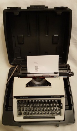 Macchina scrivere manuale - macchina, da
