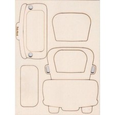 Sagoma in legno macchina 3D