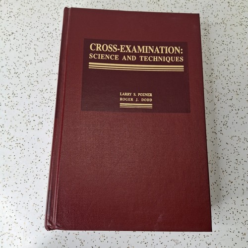 Cross examination science and - science,