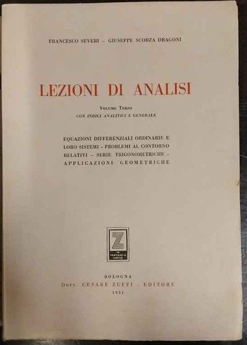 Lezioni analisi volume 3 - lezioni, di