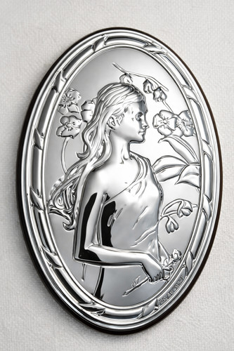 Icona ovale eva donna giovane - donna,