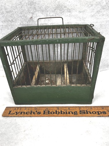 Antique miners bird cage - antique,