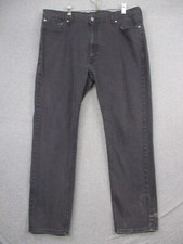 Jeans Levi's 541 38x31 Uomo Nero Elasticizzato Sportivo Lavaggio Scuro