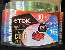 TDK CD-R 80 min 700MB 15 STACK