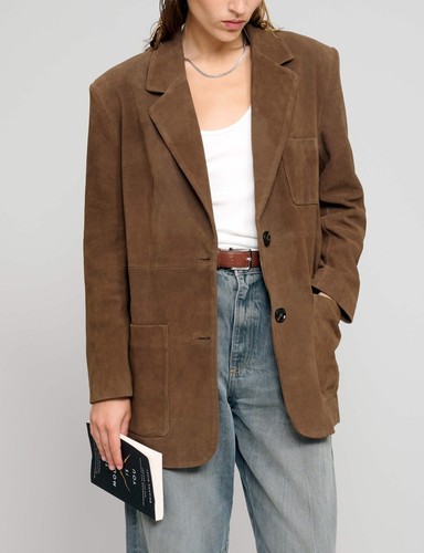 Blazer donna vera pelle