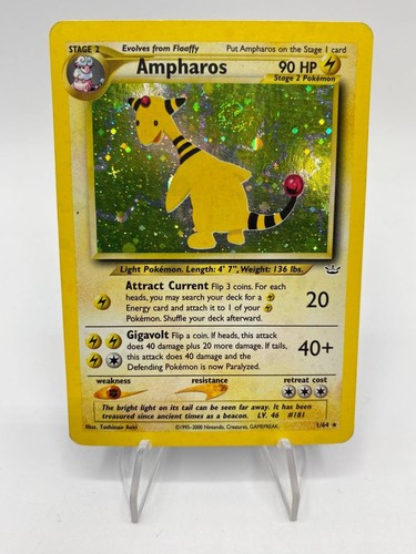 Carta pokemon ampharos 64 - carta,