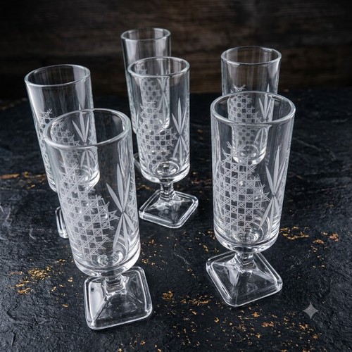 Set bicchieri calici - 6, flutes