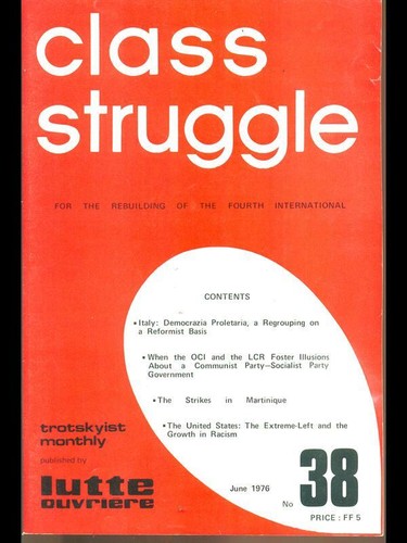Class struggle june 1976 - class,