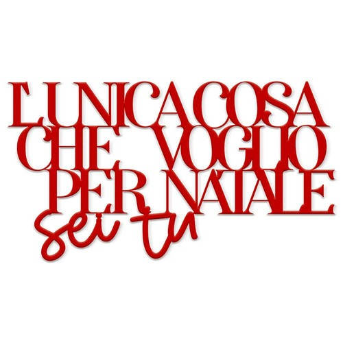 Scritta idea regalo natalizia