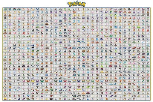 Poster grafico collezione