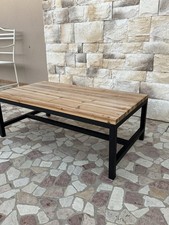 Tavolino industrial legno 100