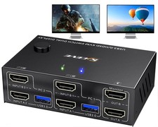 KVM Switch HDMI Doppio Monitor
