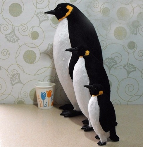 Pinguino artificiale finta - pinguino,