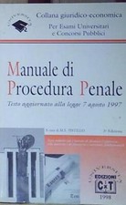 MANUALE DI PROCEDURA PENALE