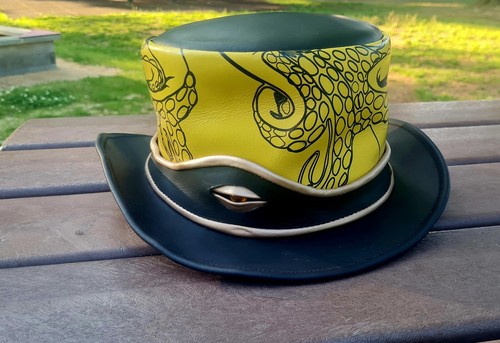 Cappello pelle genune - cappello,