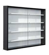 Vetrina Collezionismo Bianco Nero 80X9,5X60H