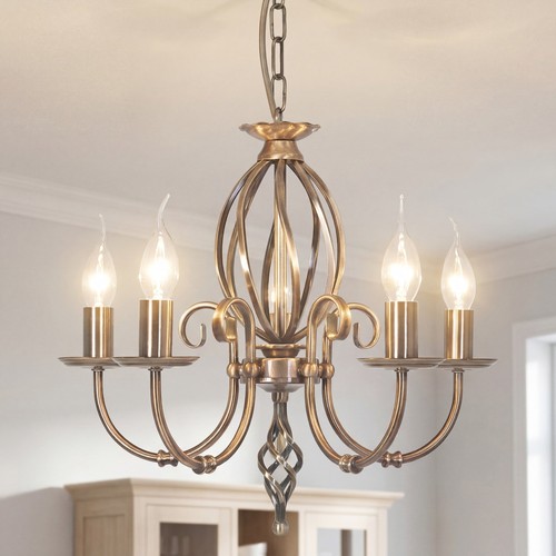 Lampadario premium ottone
