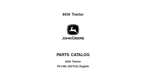 John deere 8430 trattore - deere,