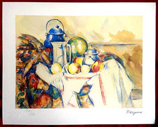 Paul Cézanne Litografia COA
