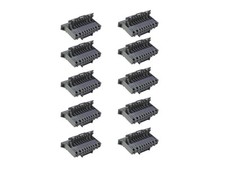 10 PZ-CONNETTORE GRIGIO PER