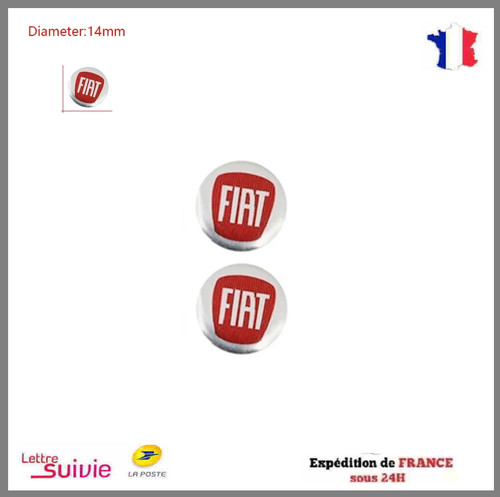 Logo stickers pour clé fiat - 2,